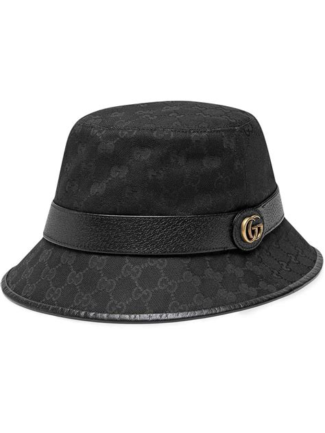 black gucci bucket hat|all black Gucci cap.